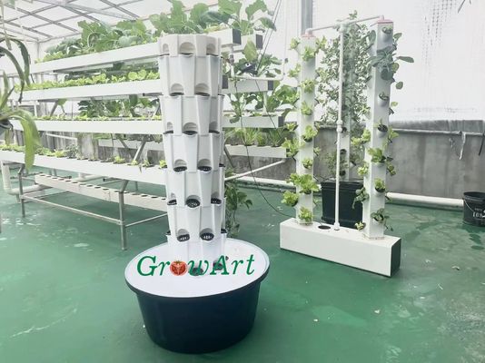 Tour aéroponique 49 pots ferme verticale jardin intérieur système de culture hydroponique