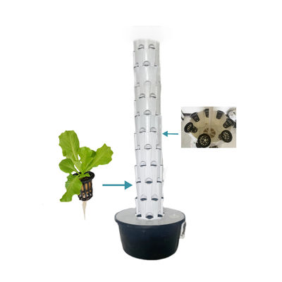 Tournes aéroponiques Système hydroponique vertical Balcon Cultivation végétale sans sol