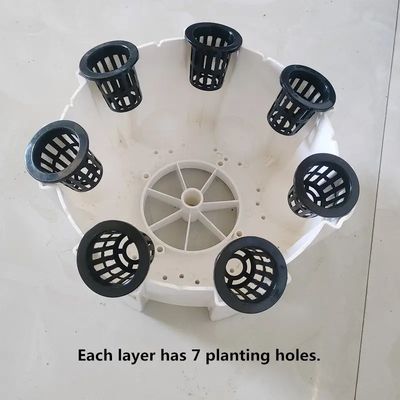 Tournes aéroponiques Système hydroponique vertical Balcon Cultivation végétale sans sol