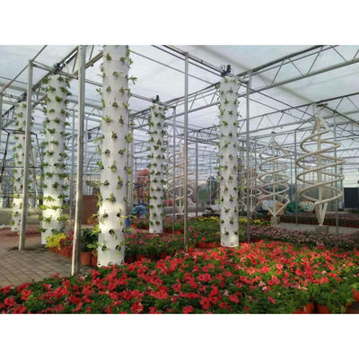 Système de culture hydroponique en gros Prix d'usine Tour avec lumière de croissance LED Système d'aéroponie de jardin