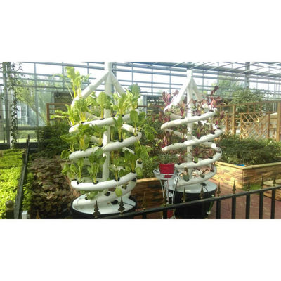 Cultures sans sol Contrôle biologique Tubes hydroponiques à double hélice pour intérieur