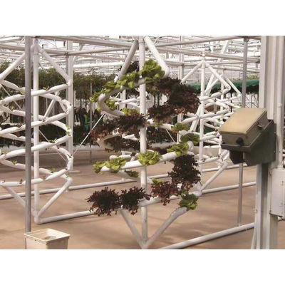 Cultures sans sol Contrôle biologique Tubes hydroponiques à double hélice pour intérieur