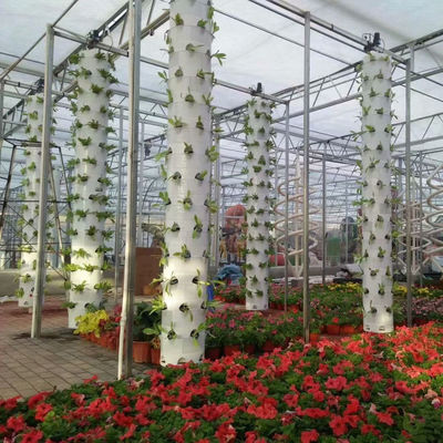 Systèmes de tours hydroponiques intérieures maison tour verticale de jardin avec lumière LED tour verticale