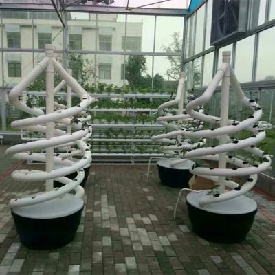 Plante double hélice hydroponique en rotation Agriculture spirale NFT Système hydroponique