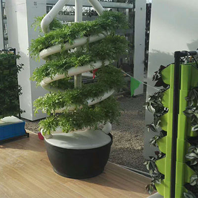 Plante double hélice hydroponique en rotation Agriculture spirale NFT Système hydroponique