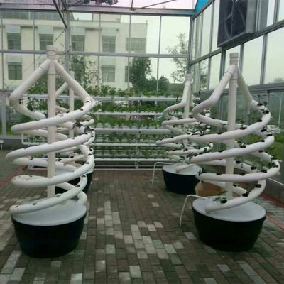 Plante double hélice hydroponique en rotation Agriculture spirale NFT Système hydroponique